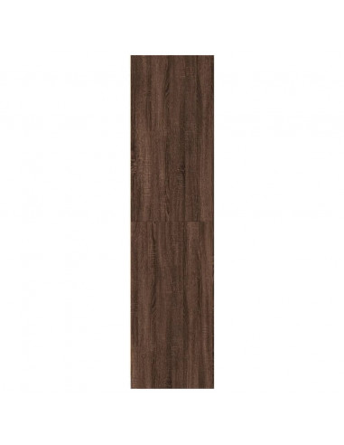 Armadio Rovere Marrone 100x50x200 cm in Legno Multistrato
