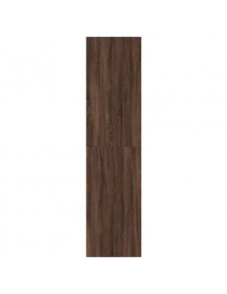 Armadio Rovere Marrone 100x50x200 cm in Legno Multistrato
