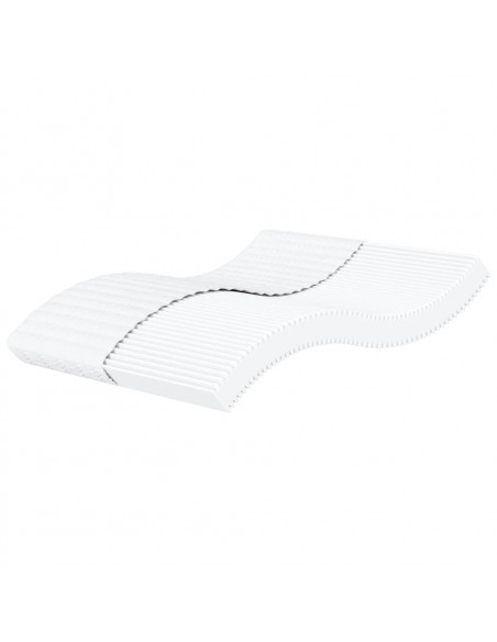 Materasso in Schiuma Bianco 180x220 cm Durezza H2 H3