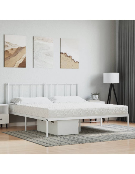 Materasso in Schiuma Bianco 180x220 cm Durezza H2 H3