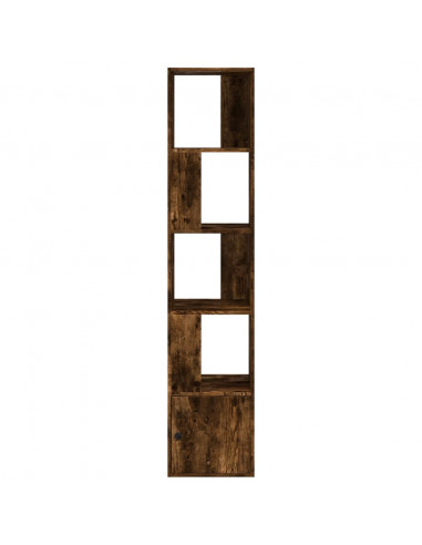 Libreria Rovere Fumo 40x36x189 cm in Legno Multistrato