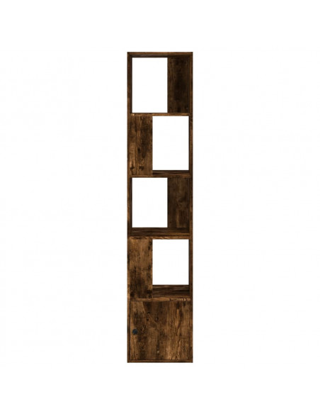 Libreria Rovere Fumo 40x36x189 cm in Legno Multistrato