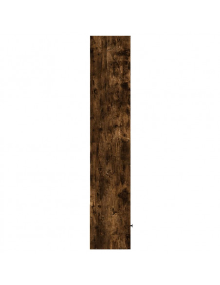 Libreria Rovere Fumo 40x36x189 cm in Legno Multistrato