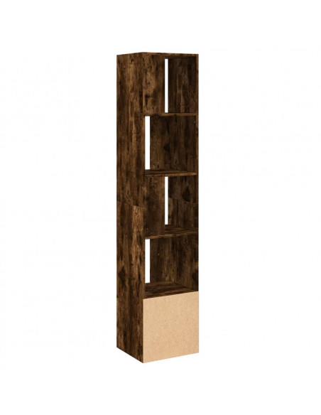 Libreria Rovere Fumo 40x36x189 cm in Legno Multistrato
