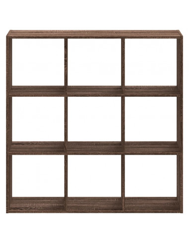 Libreria Rovere Marrone 102x32x102 cm in Legno Multistrato