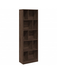 Libreria Rovere Marrone 57x28,5x174 cm in Legno Multistrato 2