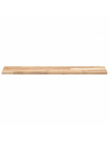 Piano per Tavolo 80x20x2cm Rettangolare Legno Massello Acacia