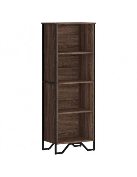 Libreria Rovere Marrone 50x31x137,5 cm in Truciolato