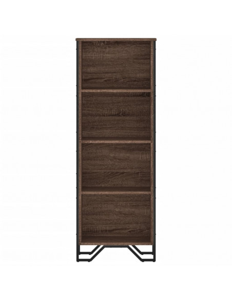 Libreria Rovere Marrone 50x31x137,5 cm in Truciolato