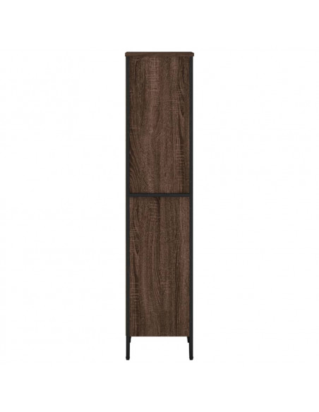 Libreria Rovere Marrone 50x31x137,5 cm in Truciolato