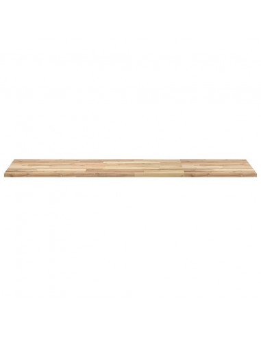 Piano da Bagno Non Trattato 160x50x2cm Legno Massello di Acacia