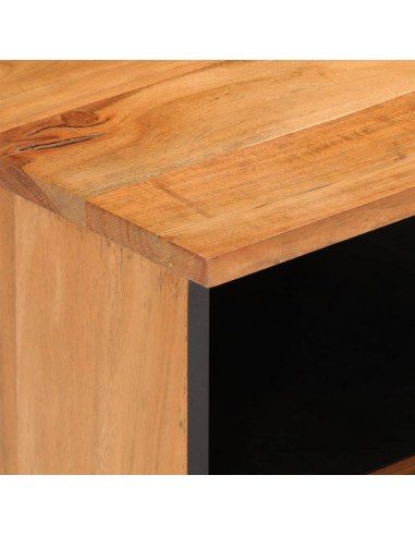 Mobile Porta TV 70x34x46 cm in Legno Massello di Acacia