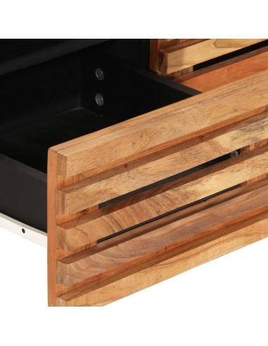 Mobile Porta TV 70x34x46 cm in Legno Massello di Acacia