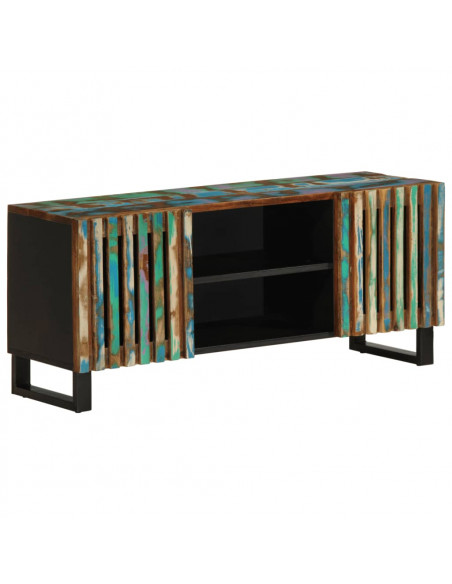 Mobile Porta TV 105x34x46 cm in Legno Massello di Acacia