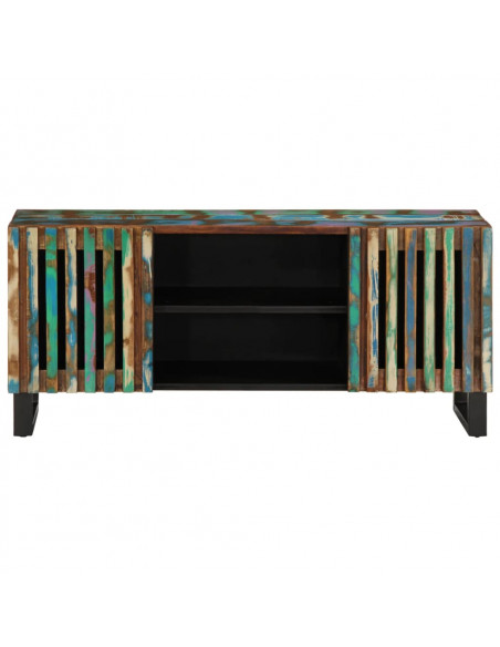 Mobile Porta TV 105x34x46 cm in Legno Massello di Acacia