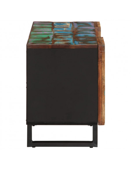 Mobile Porta TV 105x34x46 cm in Legno Massello di Acacia