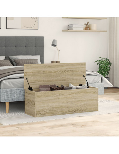 Contenitore Portaoggetti Rovere Sonoma 102x35x35cm Truciolato