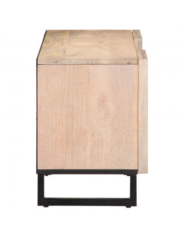 Mobile Porta TV 105x34x46 cm in Legno Massello di Mango