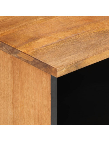 Mobile Porta TV 80x33x46 cm in Legno Massello di Mango