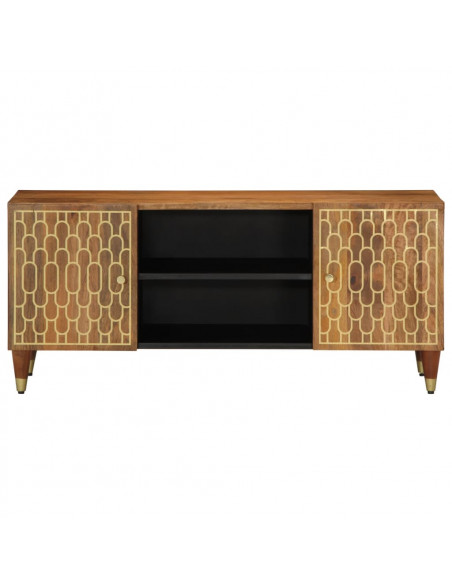 Mobile Porta TV 105x33x46cm in Legno Massello di Mango