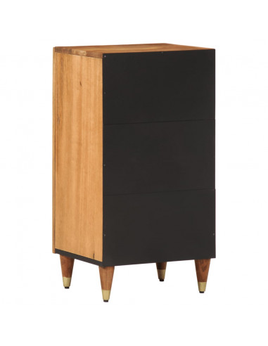 Credenza 40x33x75 cm in Legno Massello di Mango