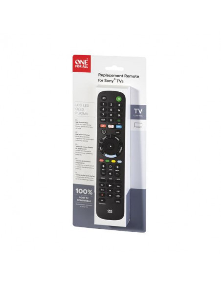 One For All TV Replacement Remotes URC 4912 telecomando IR Wireless Pulsanti