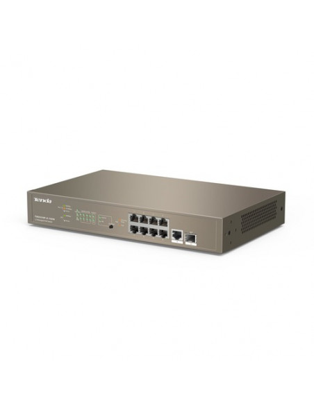 SWITCH TENDA TEG5310P-8-150W m9P LAN GIGABIT DESKTOP 10/100/1000M 8P POE 1P SFP LAYER 3 MANAGED Potenza PoE 150W
