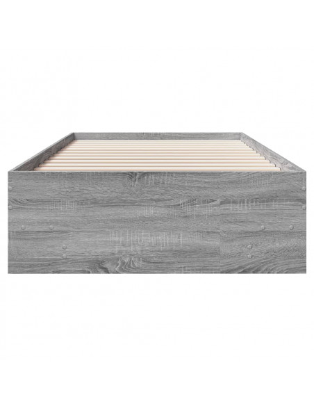 Giroletto Grigio Sonoma 90x190 cm in Legno Multistrato