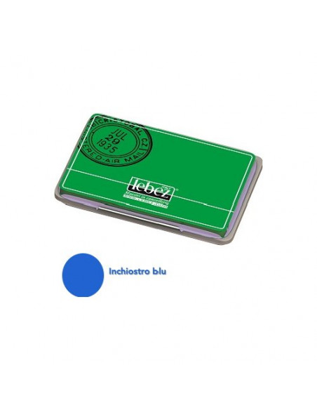 Tampone timbri Lebez 1481 BL Inchiostro Blu