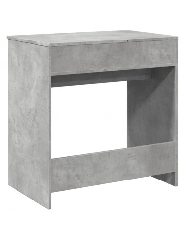 Toeletta con Specchio Grigio Cemento 73x46,5x120 cm