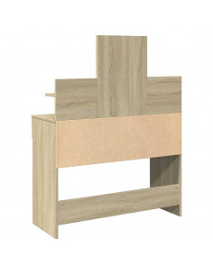 Toeletta con LED Rovere Sonoma 100x40x130 cm 2