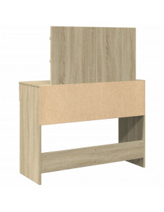 Toeletta con LED Rovere Sonoma 100x40x120 cm 2