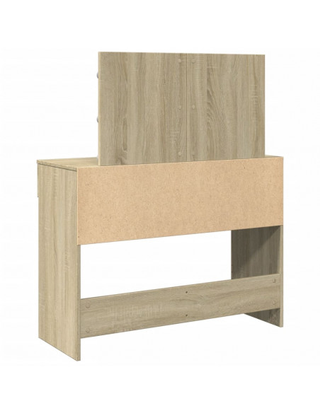 Toeletta con LED Rovere Sonoma 100x40x120 cm