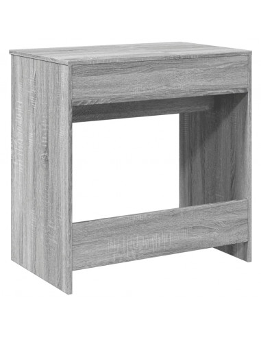 Toeletta con Specchio Grigio Sonoma 73x46,5x120 cm