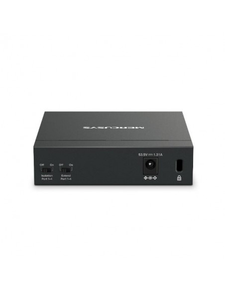 Mercusys MS105GP switch di rete Gigabit Ethernet (10/100/1000) Supporto Power over Ethernet (PoE) Nero