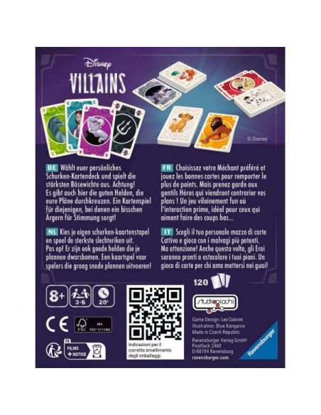 Ravensburger Disney Villains Carta da gioco Accumulo