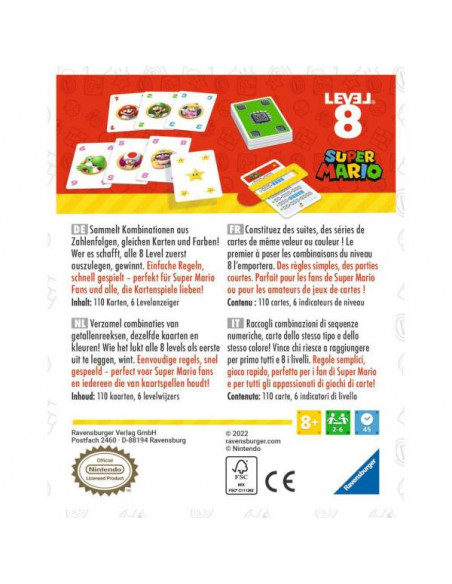 Ravensburger Super Mario Level 8 Carta da gioco