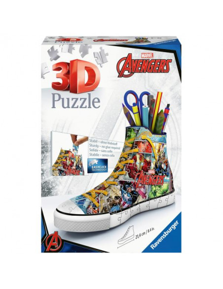 Ravensburger The Sneaker Marvel Avengers 108 pièces, 12113 puzzle 3D