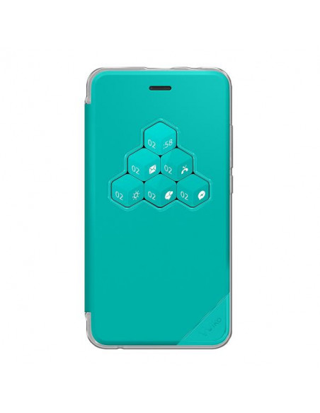 Wiko WISFW0045 custodia per cellulare Custodia a libro Turchese