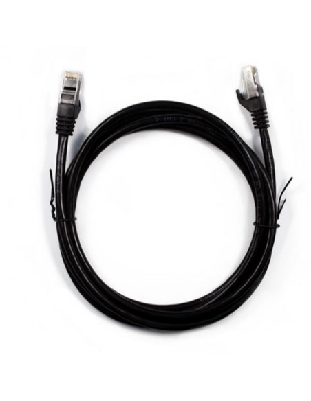 Nilox NXCRJ4502 cavo di rete Nero 2 m Cat6 U/UTP (UTP)