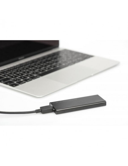 Digitus DA-71111 contenitore di unità di archiviazione 2.5" SSD enclosure Nero