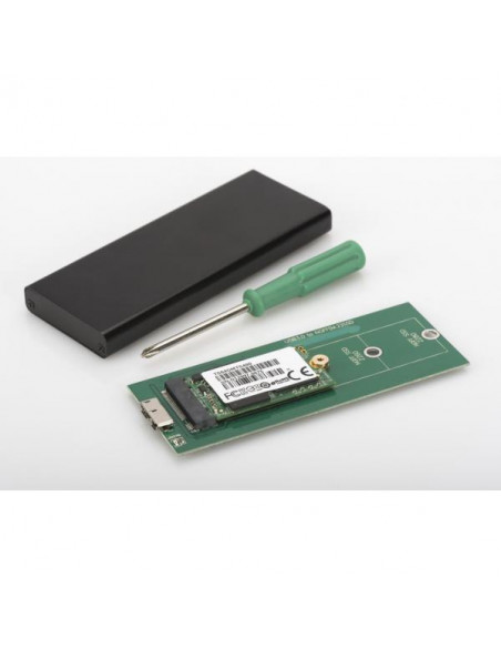 Digitus DA-71111 contenitore di unità di archiviazione 2.5" SSD enclosure Nero