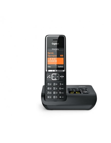 Gigaset COMFORT 550A Telefono analogico/DECT Identificatore di chiamata Nero