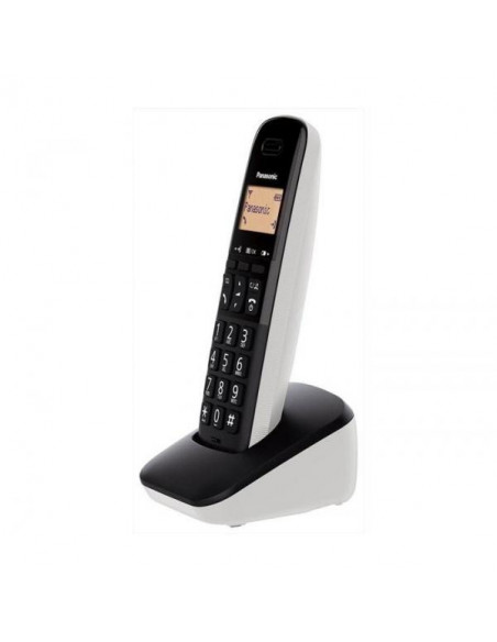 Panasonic KX-TGB610JTW telefono Telefono analogico/DECT Nero, Bianco Identificatore di chiamata