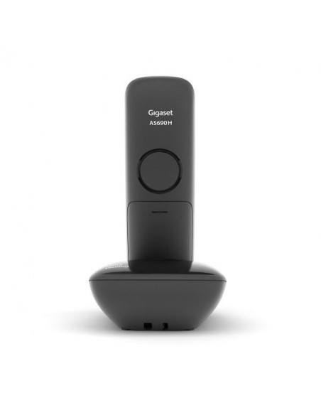 Gigaset AS690 DUO Telefono analogico/DECT Identificatore di chiamata Nero