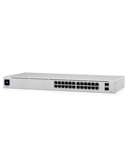 UBIQUITI SWITCH 24 PORTE LAN GIGABIT PoE Gen2, di cui 16P PoE 802.3af/at PoE 95W, 2P SFP - USW-24-POE-EU