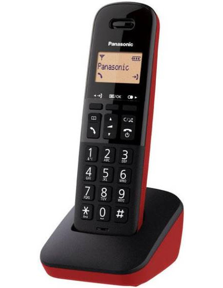 Telefono Cordless Panasonic KX-TGB610JTR Red