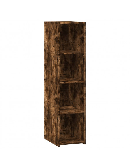 Credenza Rovere Fumo 30x41x124cm in Legno Multistrato