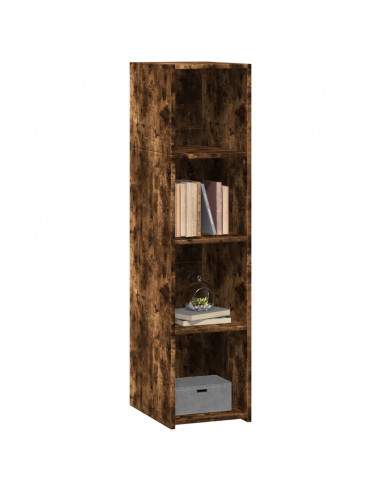 Credenza Rovere Fumo 30x41x124cm in Legno Multistrato