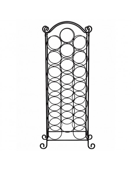 Porta Bottiglie di Vino per 21 Bottiglie in Metallo